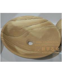 Sandstone round sink