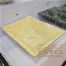 Sunny yellow art sink