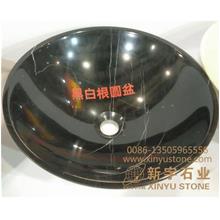 Nero Marquina sink