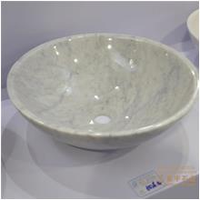 细花白圆盆